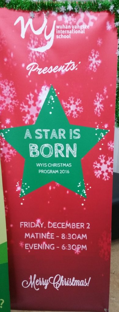 Affiche du spectacle de Noël