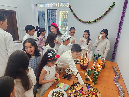 Après l'effort, le réconfort avec une collation offerte aux choristes, par l'IFT.