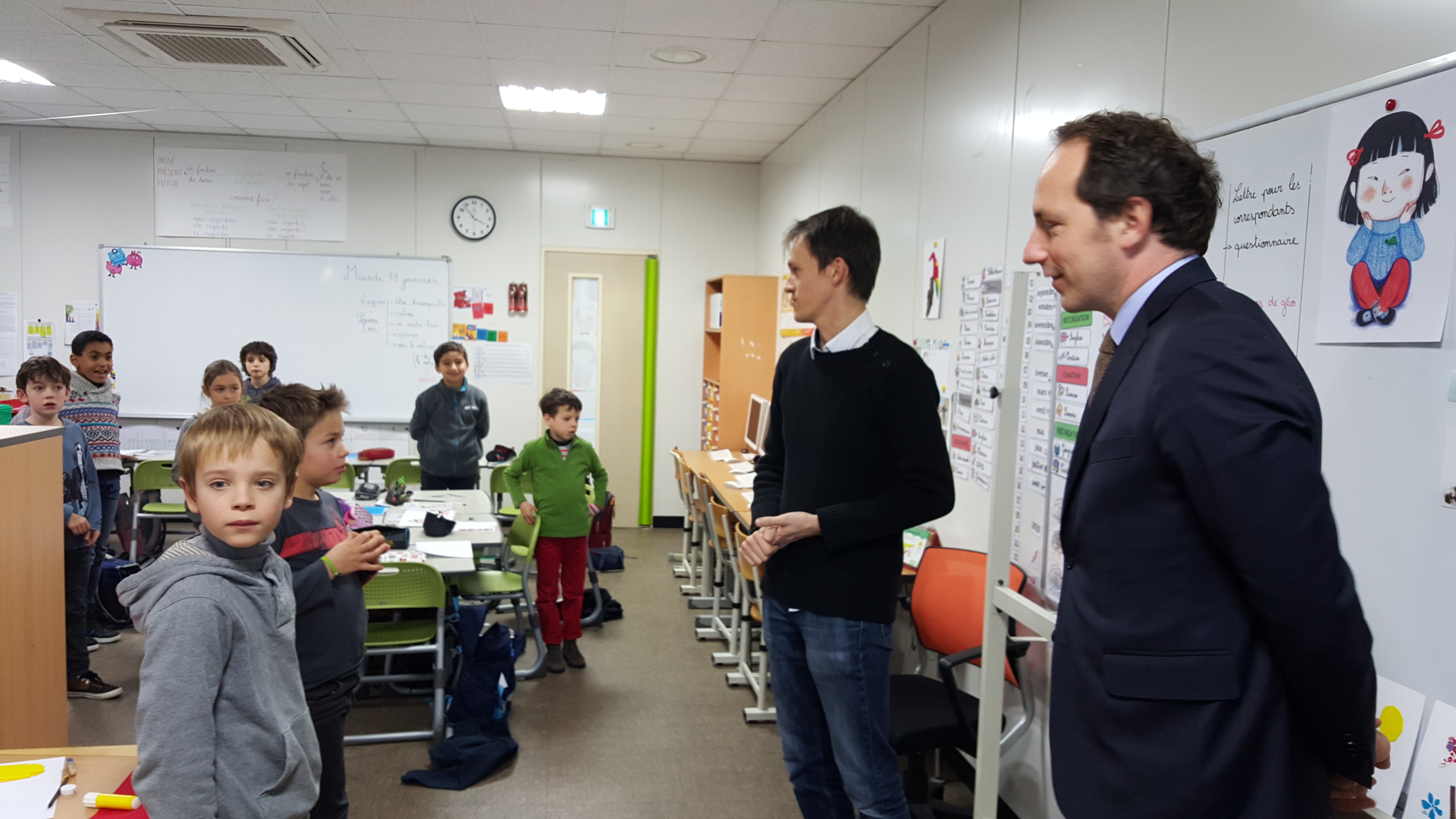 Dans la classe de CE2