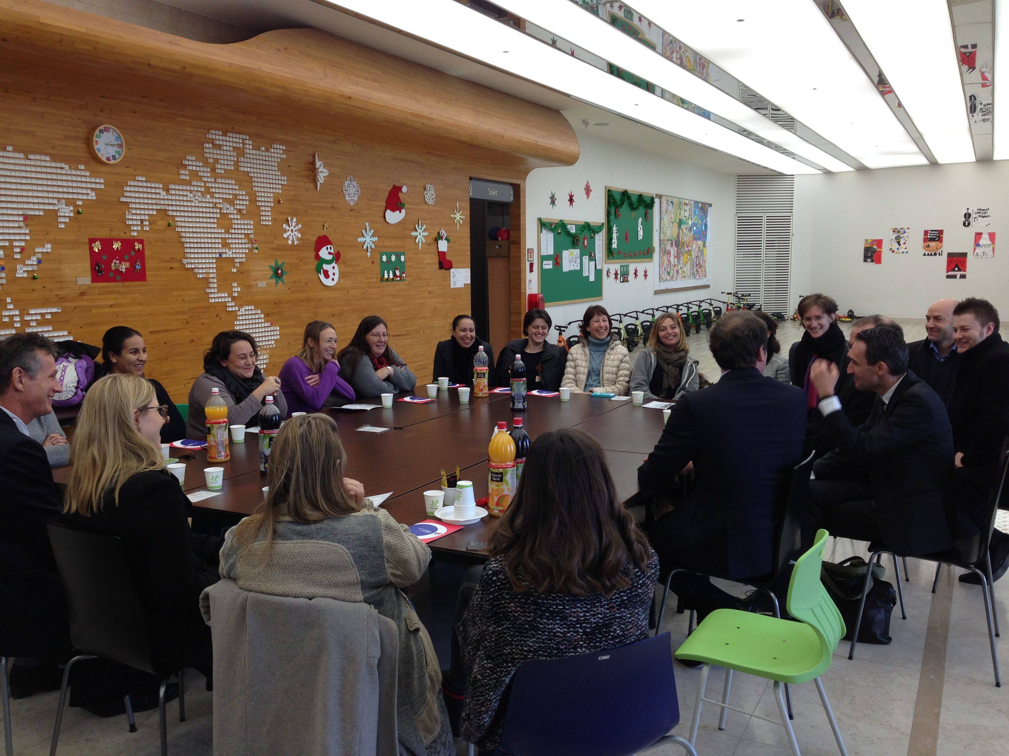 Rencontre avec les parents et les administrateurs